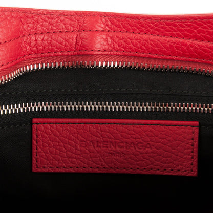 Balenciaga Vibrato Calfskin Classic Silver Hardware S City Rouge Cerise 6 of 7