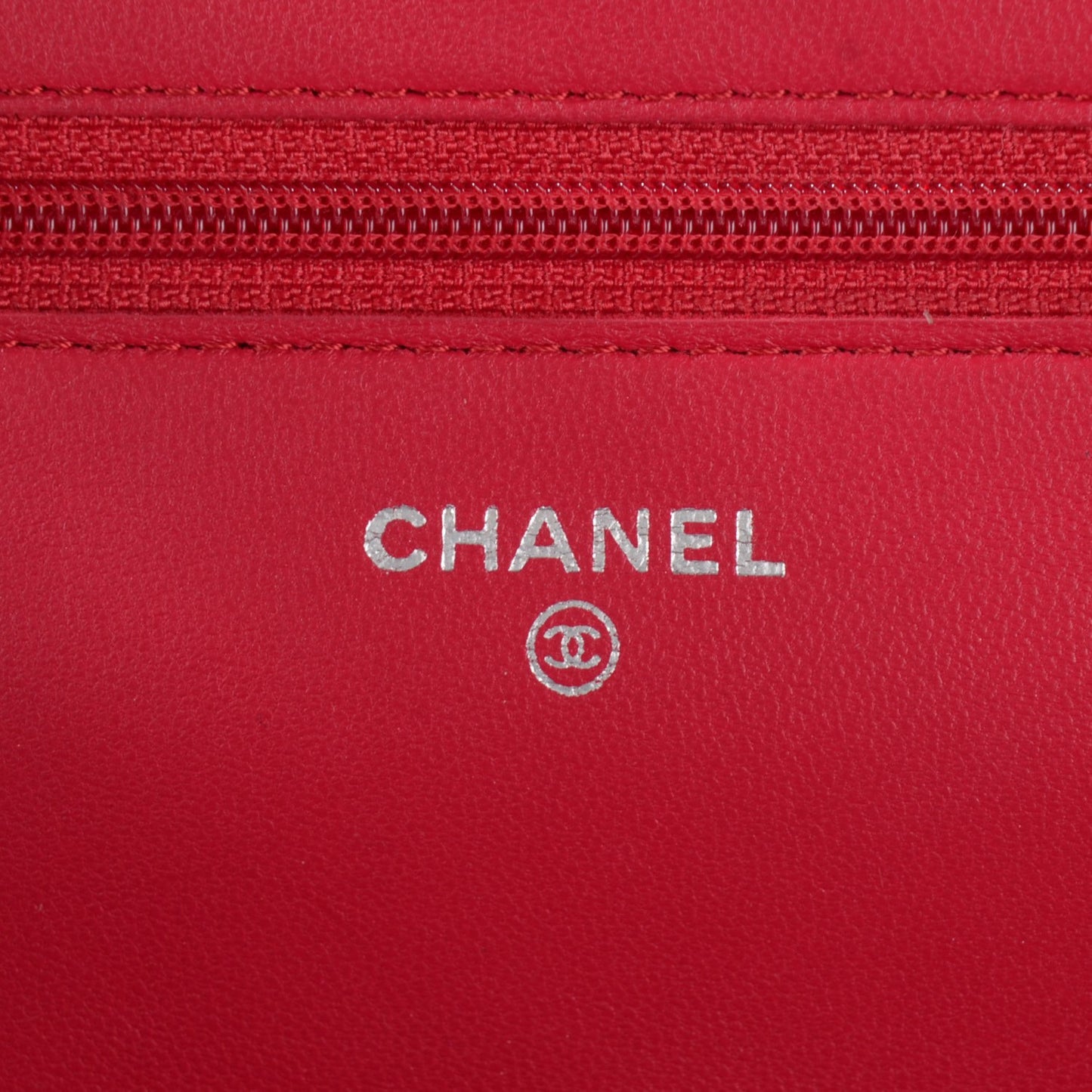 Lambskin Quilted Wallet On Chain WOC Fuchsia