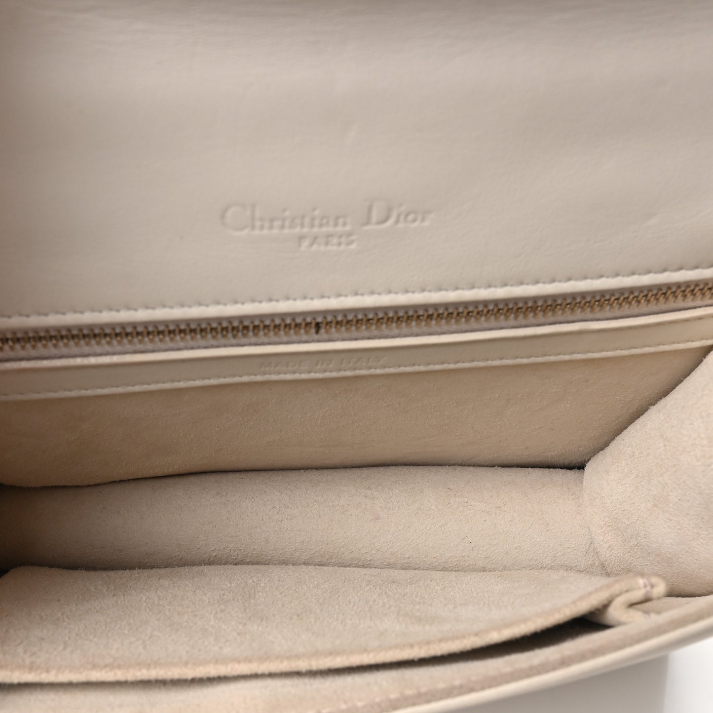 Ultra Matte Calfskin Small Diorama Flap Bag White