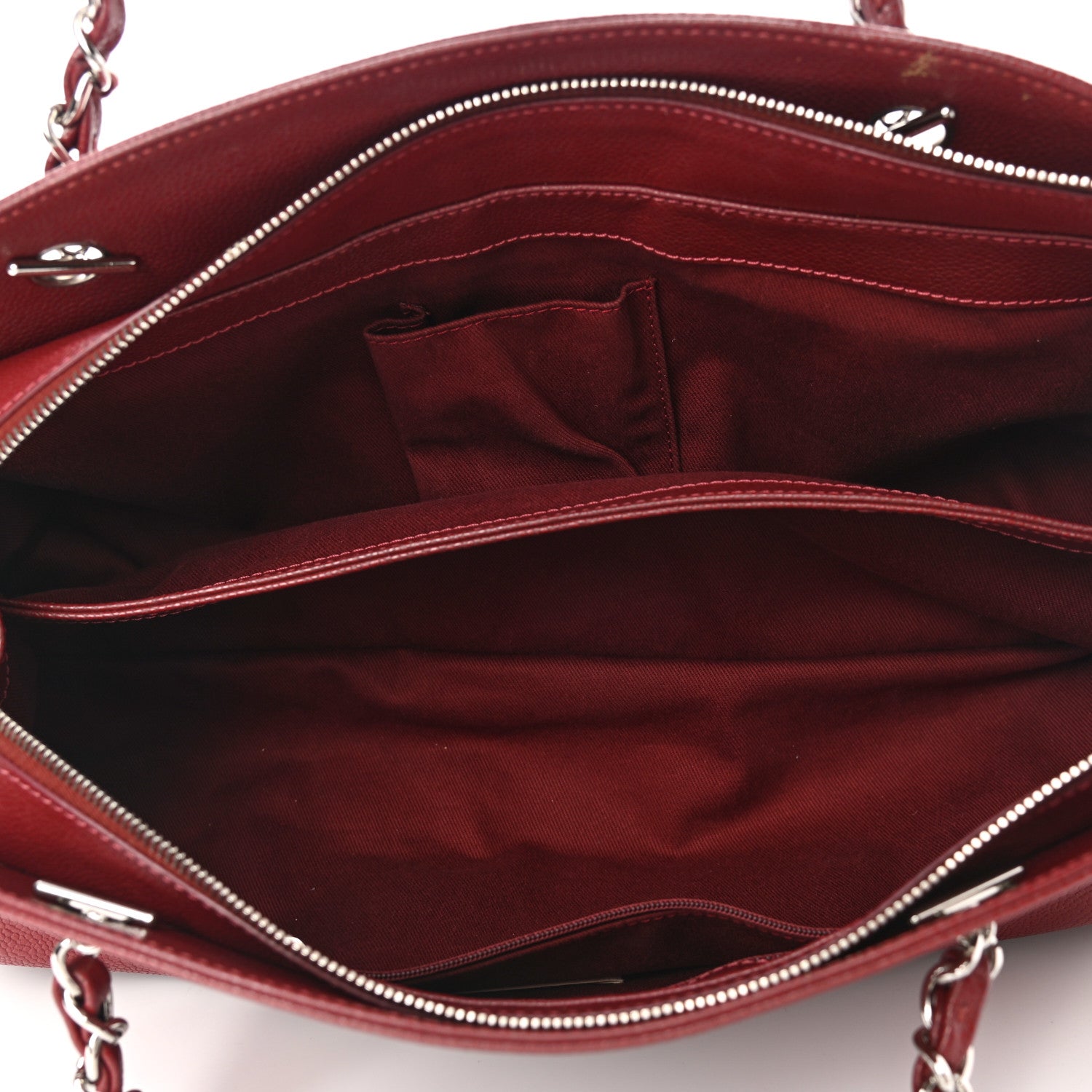 Chanel Caviar 31 CC Shoulder Bag Red 5 of 14