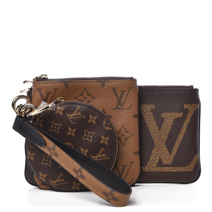 Louis Vuitton Reverse Monogram Giant Trio Pouch 1 of 11