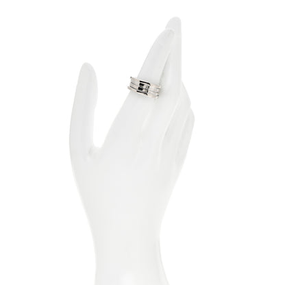 Bulgari 18K White Gold B.Zero1 Three-Band Ring 53 6.25 2 of 5