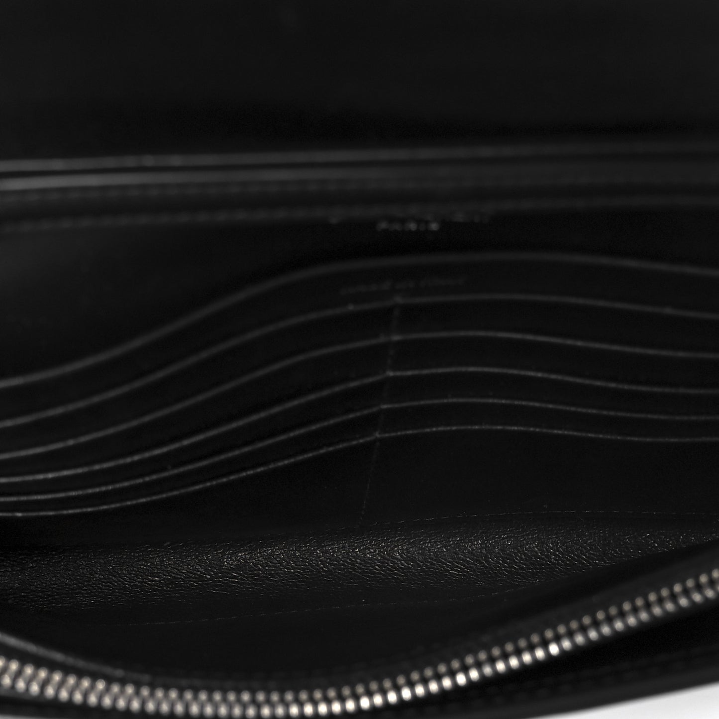 Patent Calfskin Monogram Kate Wallet On Chain Black