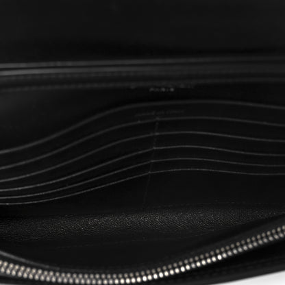 Saint Laurent Patent Calfskin Monogram Kate Wallet On Chain Black 5 of 9