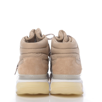 Chanel Fabric Suede Womens CC Sneakers 40 Beige 6 of 10
