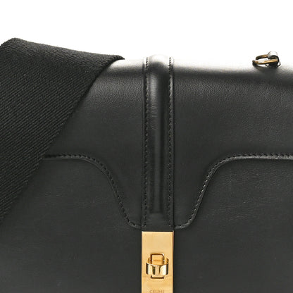 Celine Smooth Calfskin Teen Soft 16 Shoulder Bag Black 7 of 9