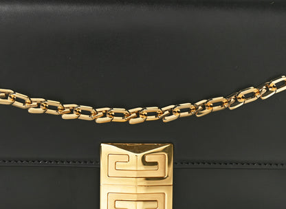 Givenchy Calfskin Small 4G Chain Shoulder Bag Black 7 of 9