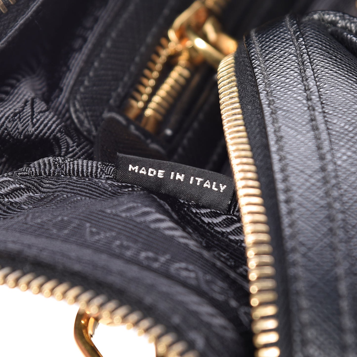 Saffiano Lux Bowler Black