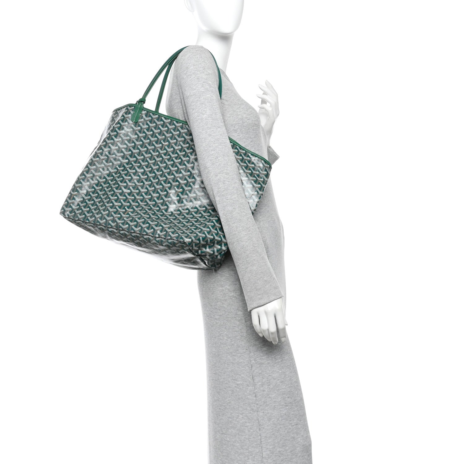 Goyard Goyardine Saint Louis GM Green 2 of 11