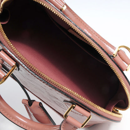 Louis Vuitton Vernis Alma BB Rose Velours 5 of 8