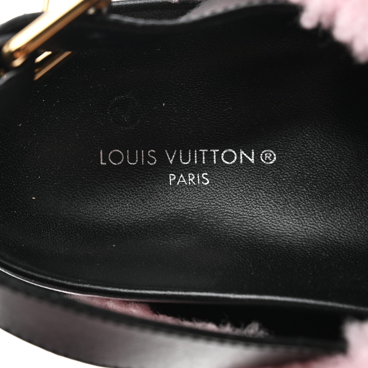 Shearling Paseo Flat Comfort Sandal 37 Pink