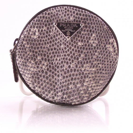 Lizard Coin Pouch Purse Grey