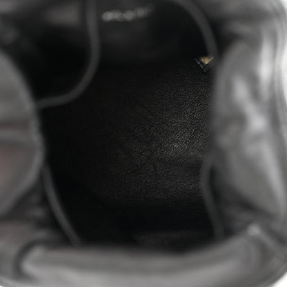 Chanel Lambskin Drawstring Bag Black 5 of 13