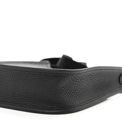 Hermes Taurillon Clemence Evelyne TPM Black 10 of 11