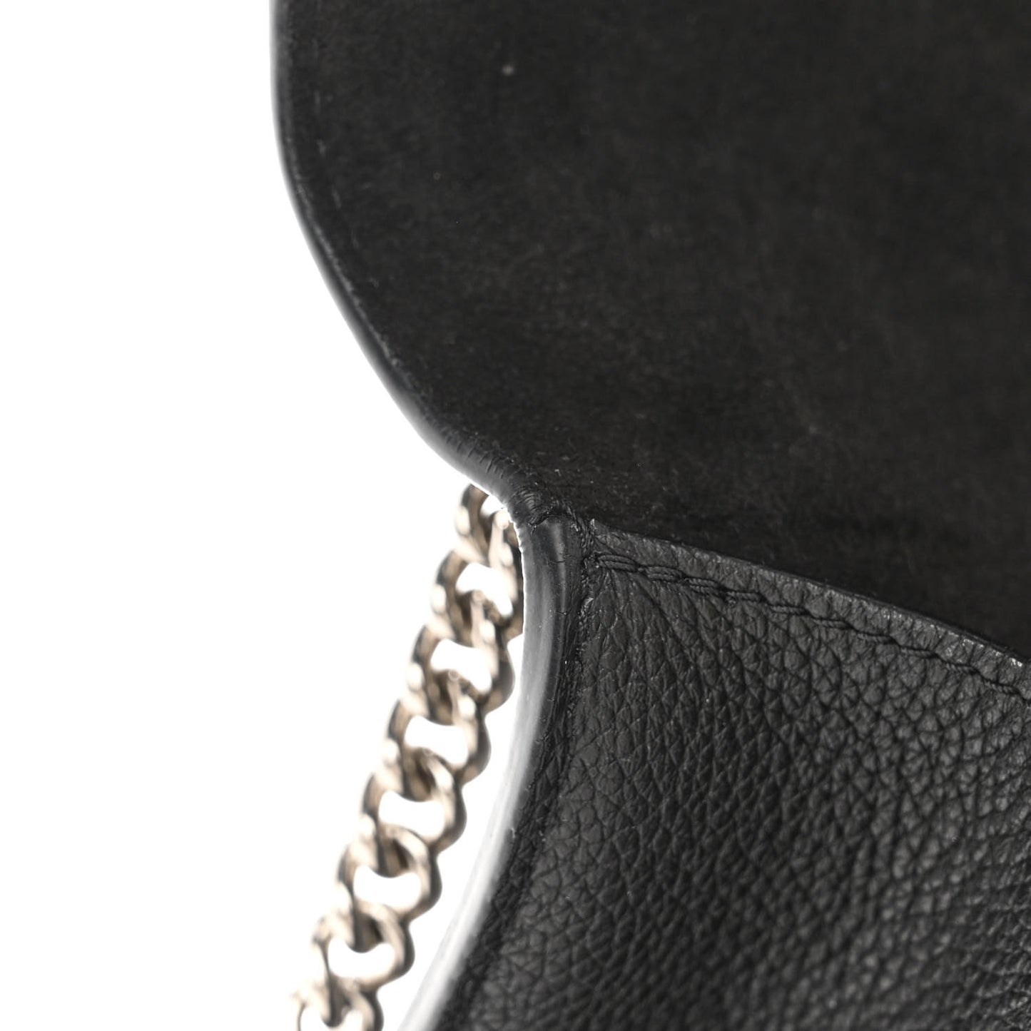 Soft Calfskin Mylockme Chain Bag BB Black
