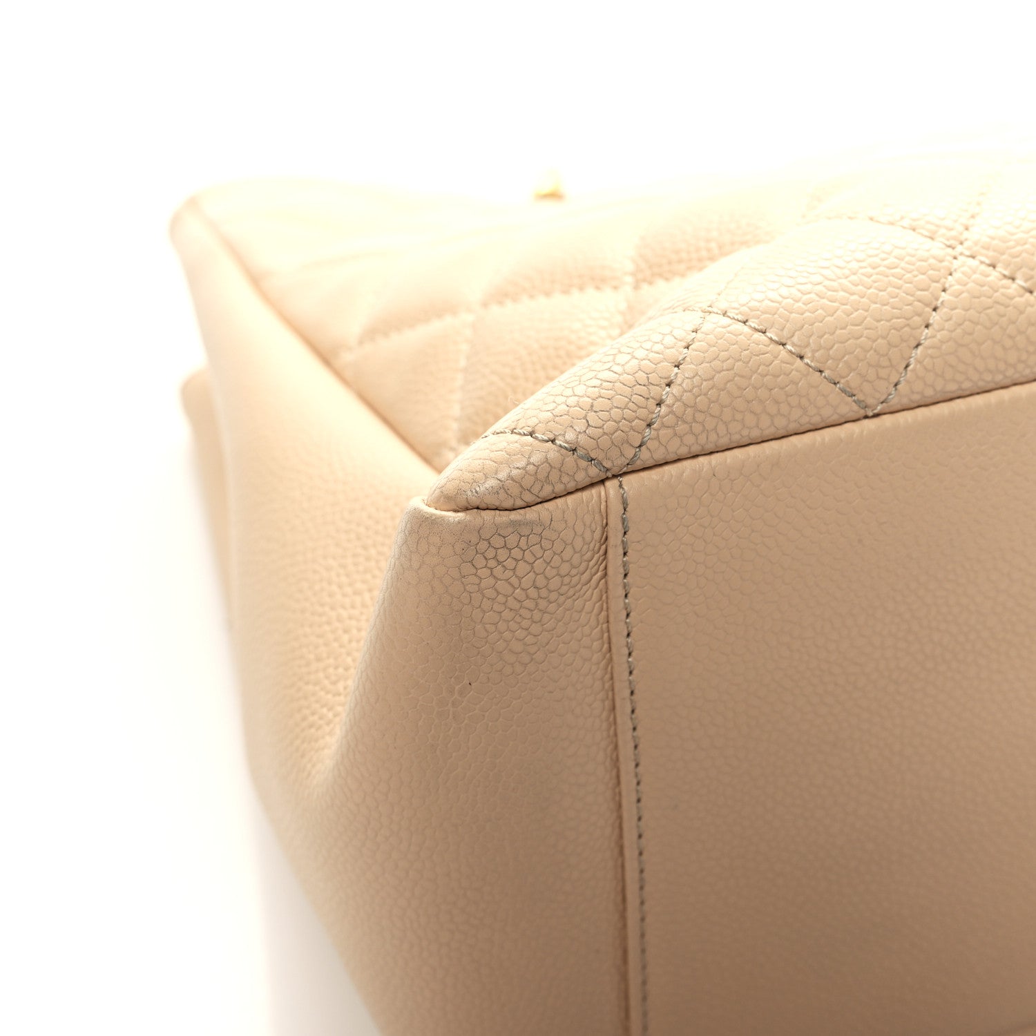 Chanel Caviar Quilted Grand Shopping Tote GST Beige Clair 10 of 16