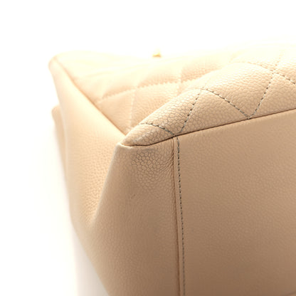 Chanel Caviar Quilted Grand Shopping Tote GST Beige Clair 10 of 16