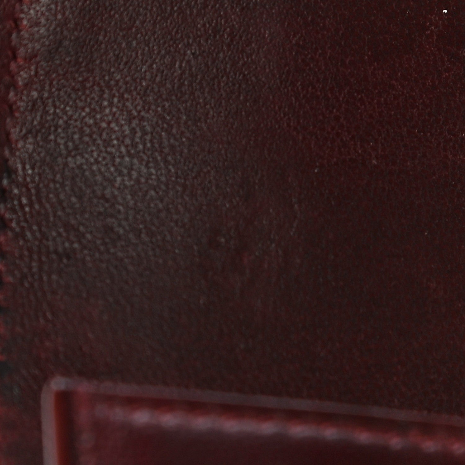 Celine Goatskin Large Flap Wallet Burgundy 15 of 15