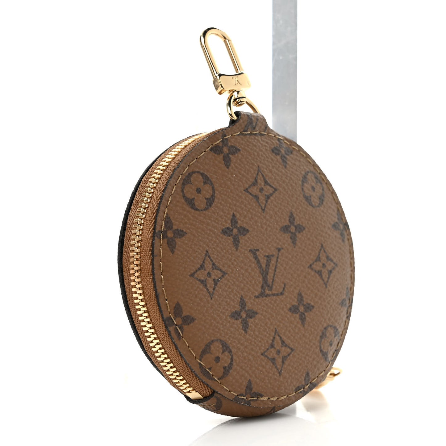 Reverse Monogram Bandouliere Round Coin Purse