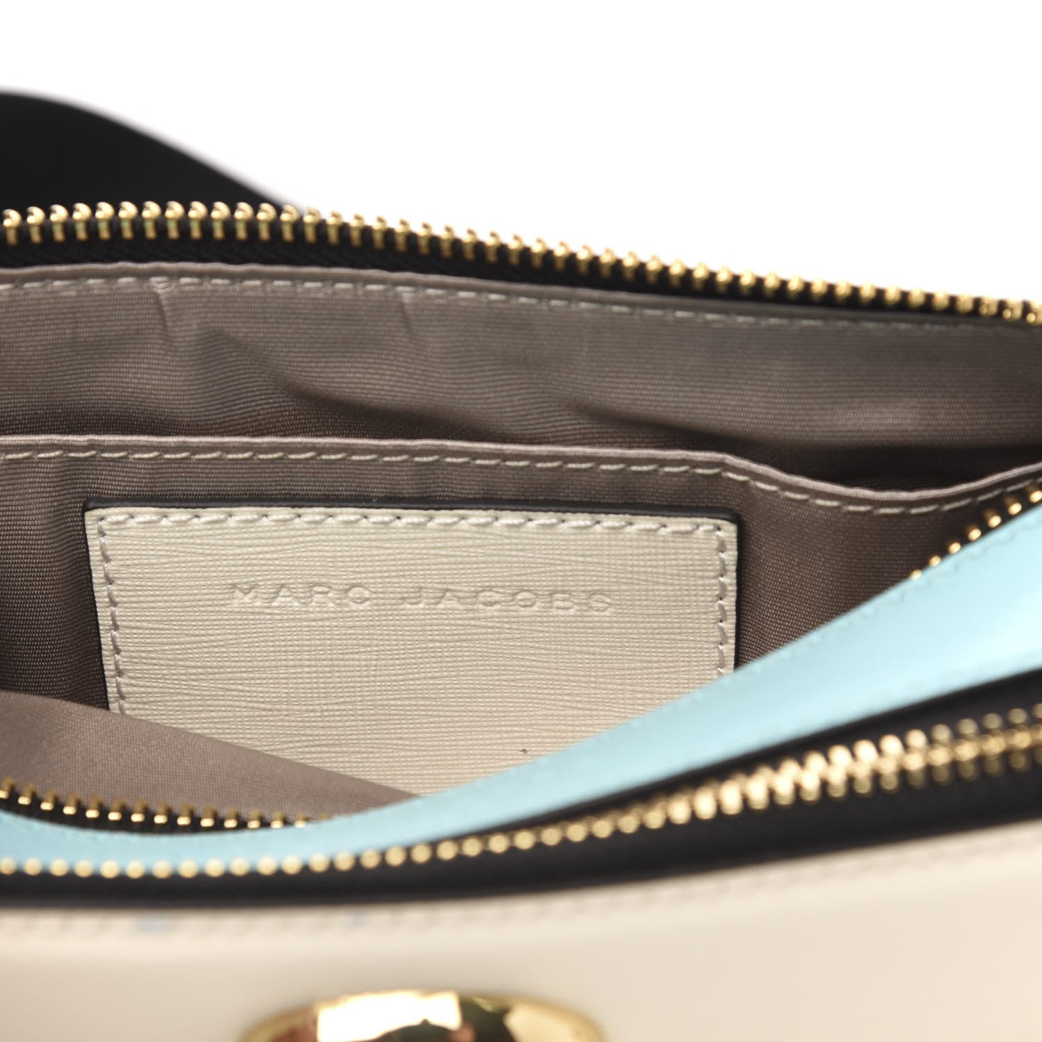 Marc Jacobs Saffiano Small Snapshot Camera Bag Porcelain Multi 7 of 9