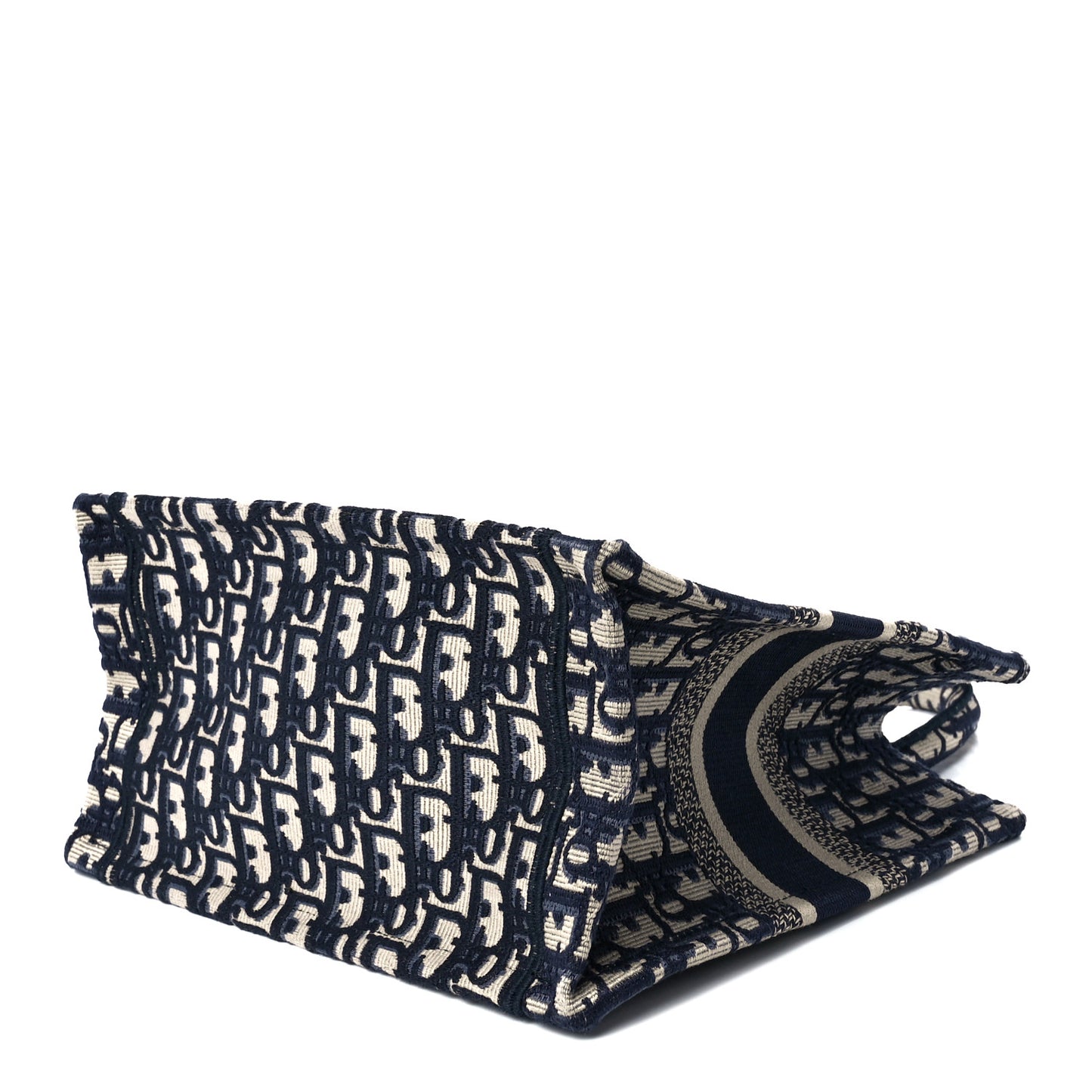 Oblique Small Book Tote Blue Multicolor