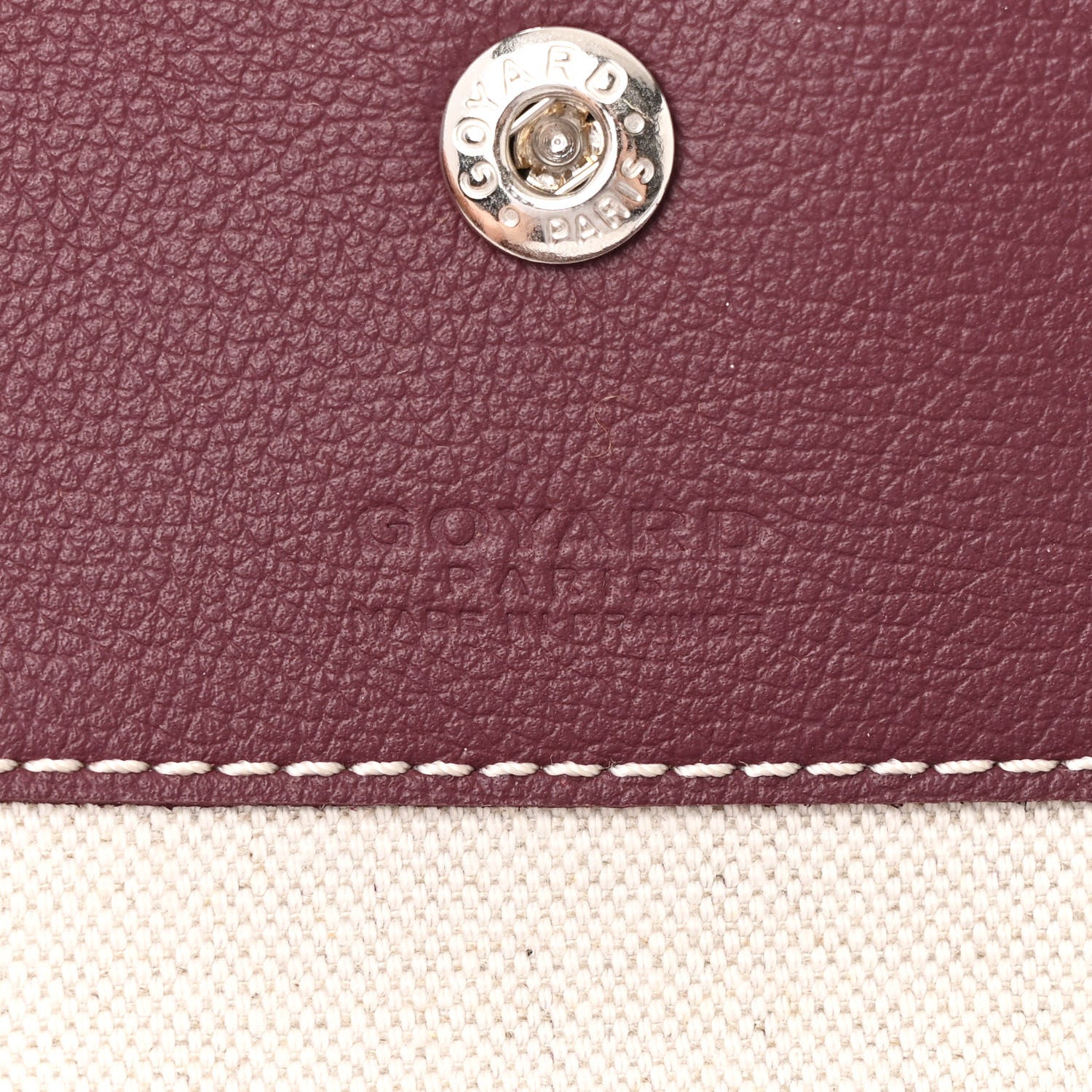 Goyard Goyardine Boheme Hobo Burgundy 8 of 12