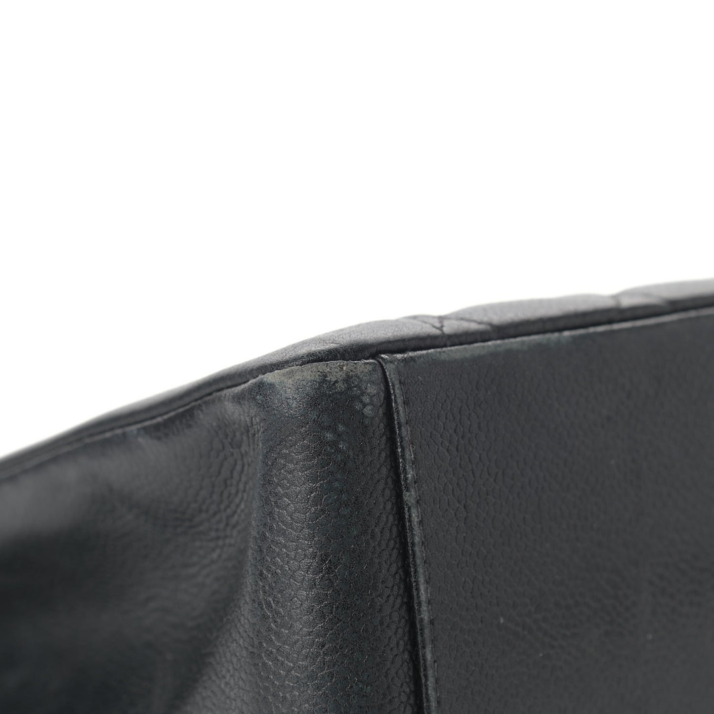 Caviar Quilted Medium Single Flap Black