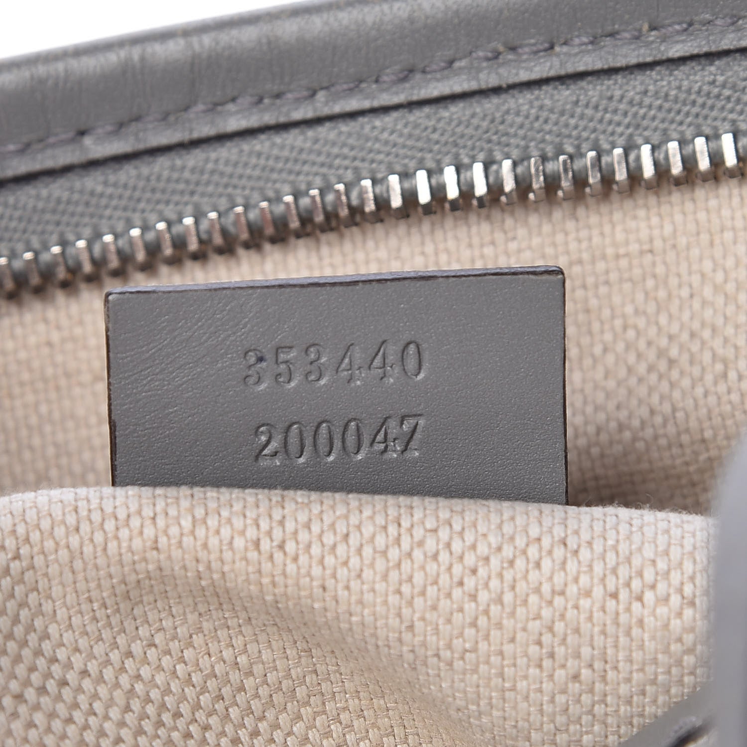 Gucci GG Supreme Monogram Small Zippered Tote Ecru Grigio 7 of 16