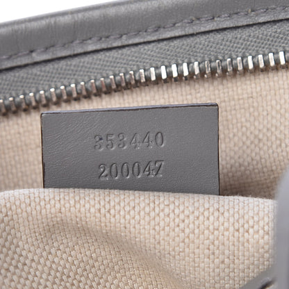 Gucci GG Supreme Monogram Small Zippered Tote Ecru Grigio 7 of 16