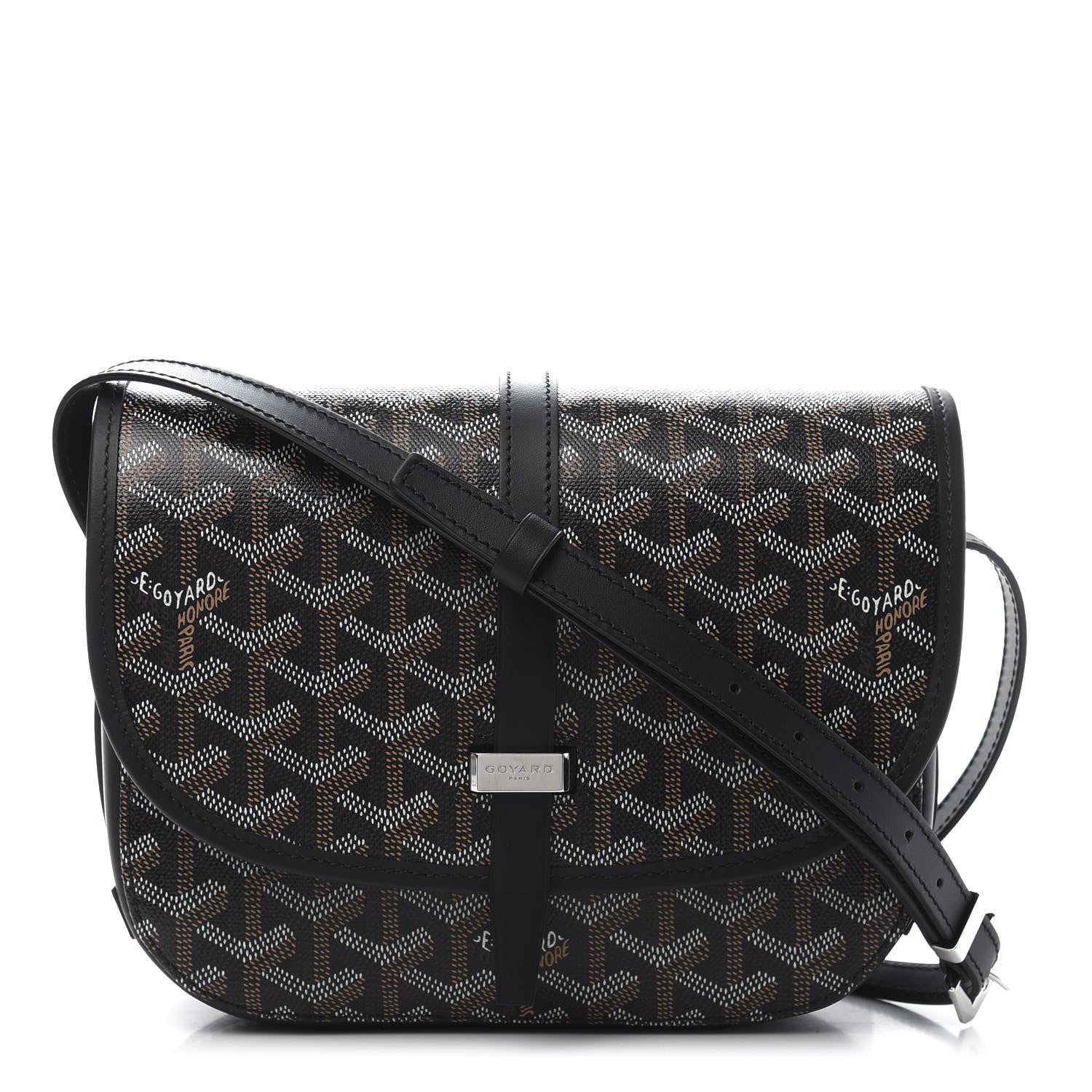 Goyard Goyardine Belvedere II PM Messenger Bag Black 1 of 9
