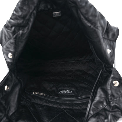 Chanel Shiny Calfskin Quilted Chanel 22 Black 6 of 11