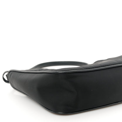 Prada Tessuto Nylon Saffiano Mini Re-Edition 2005 Bag Black 11 of 12