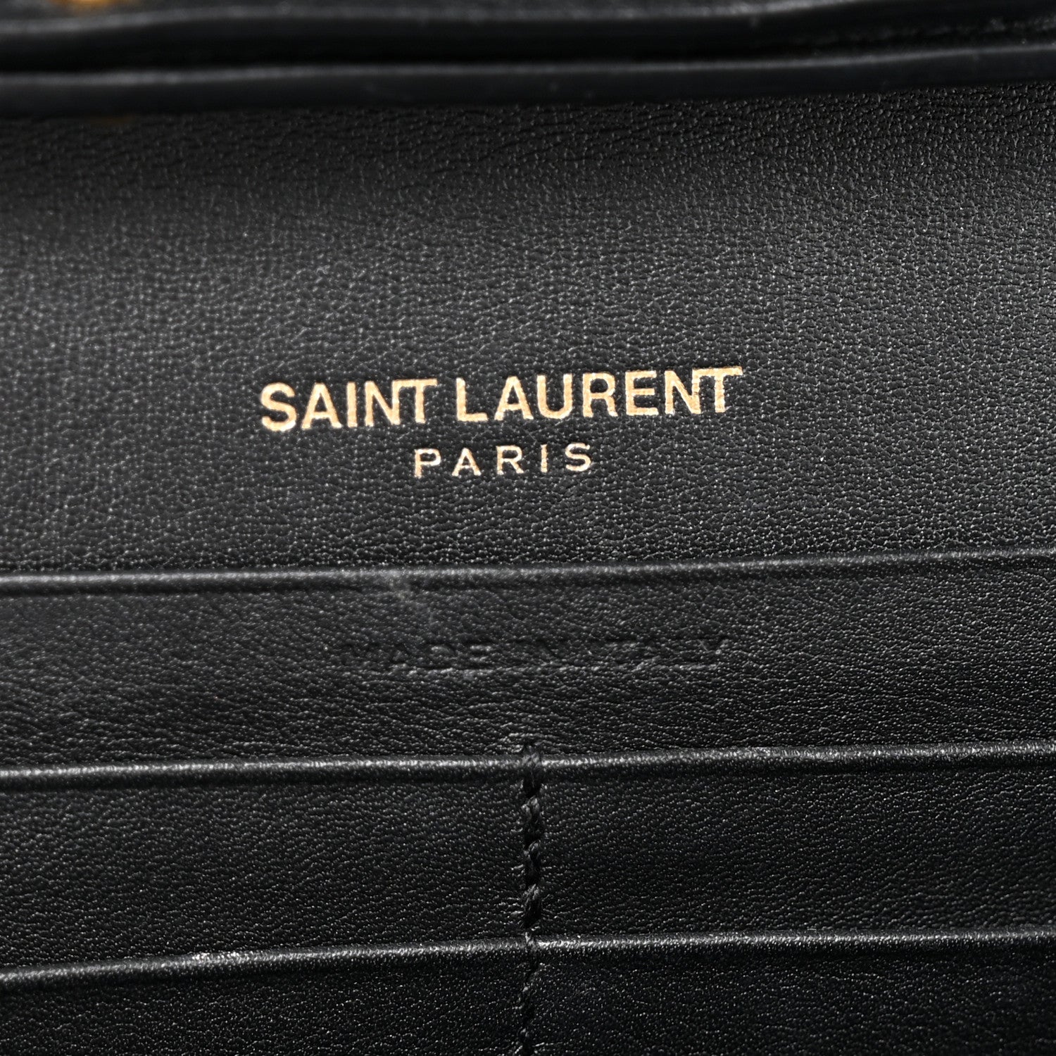 Saint Laurent Grain De Poudre Zodiac Print Small Monogram Kate Satchel Black Black 7 of 15