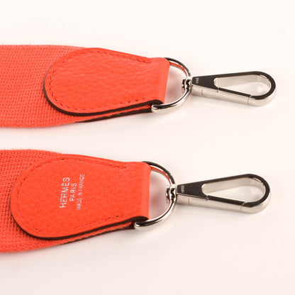 Hermes Taurillon Clemence Evelyne III PM Orange Poppy 10 of 17