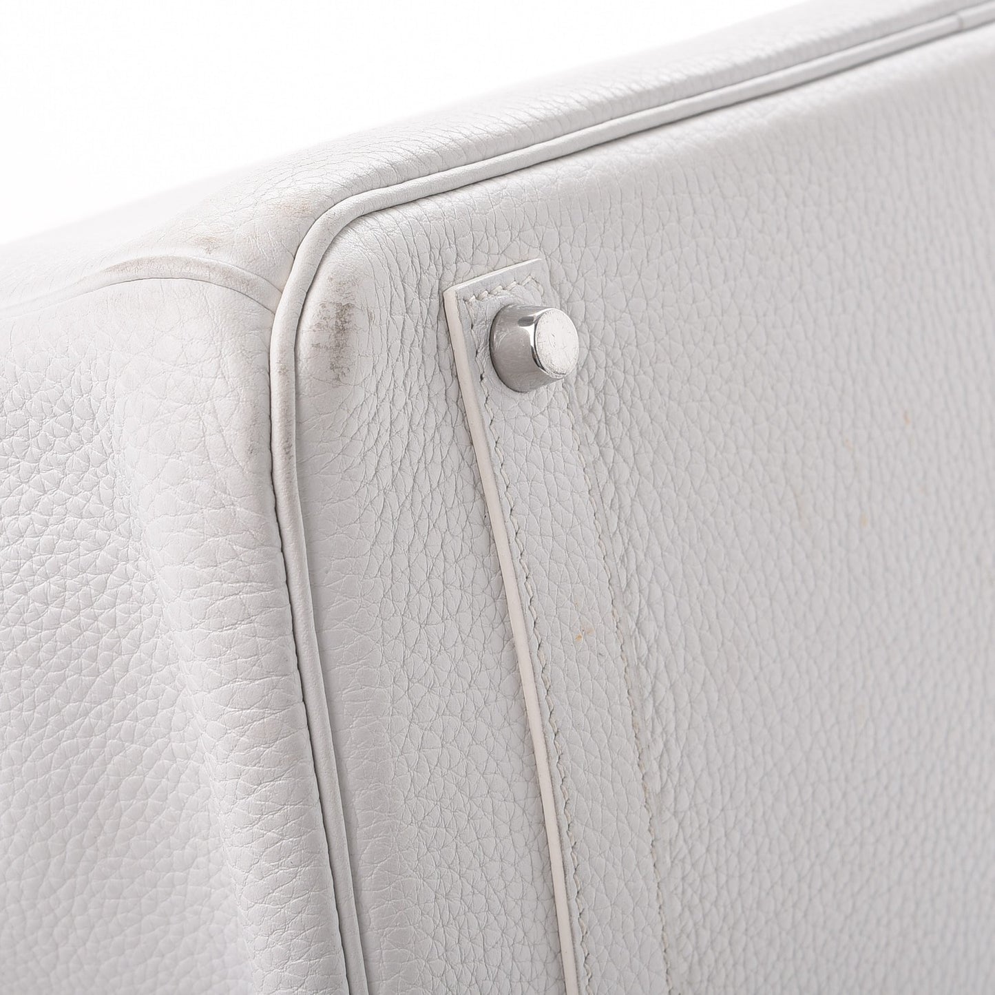 Taurillon Clemence Birkin 35 White