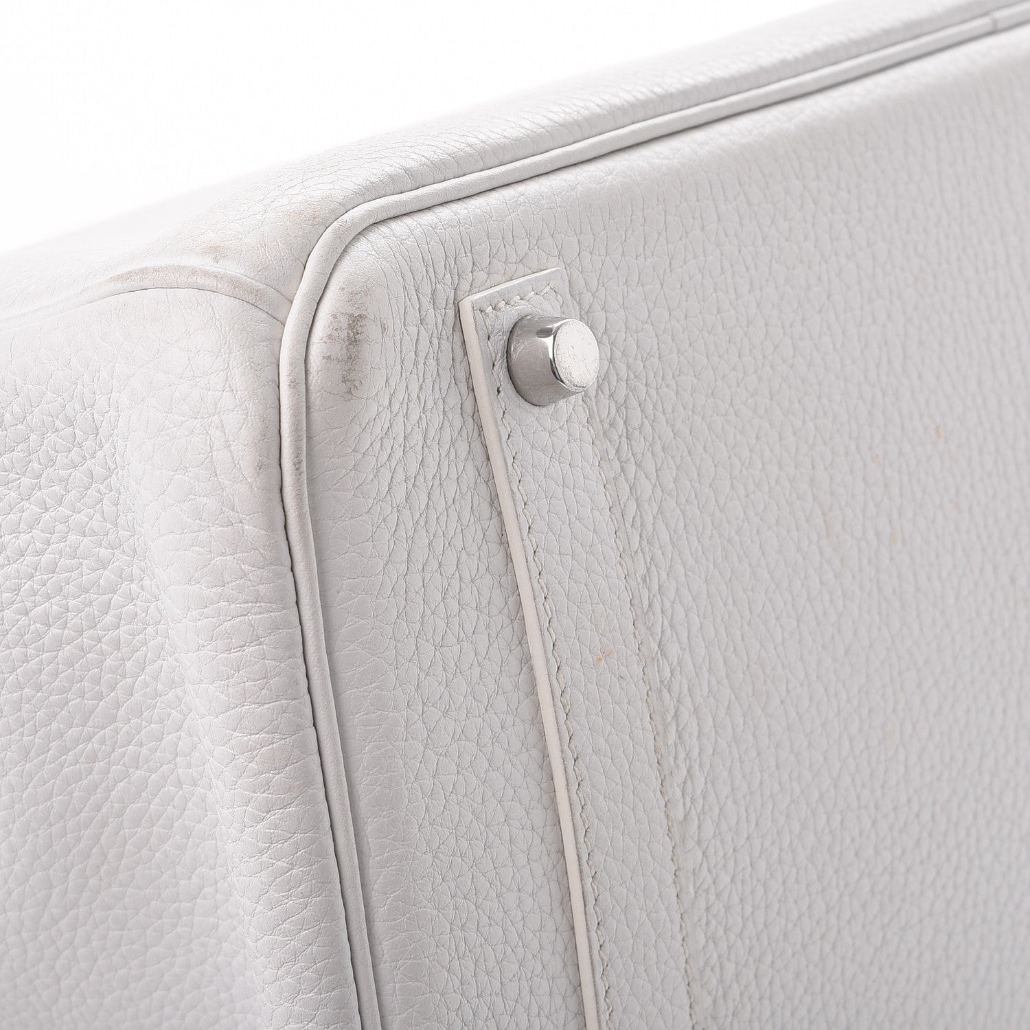 Hermes Taurillon Clemence Birkin 35 White 43 of 44