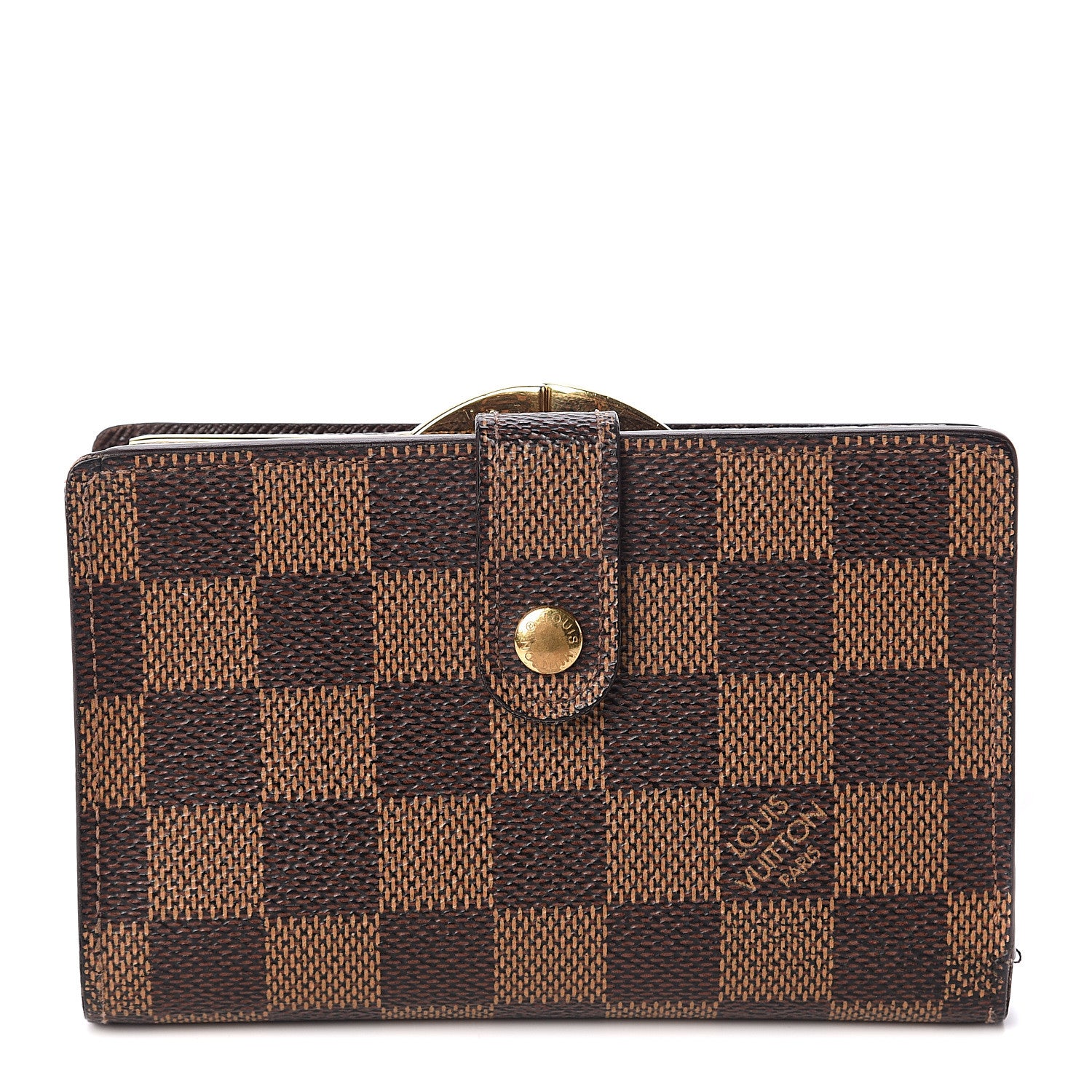 Louis Vuitton Damier Ebene French Purse Wallet 1 of 5