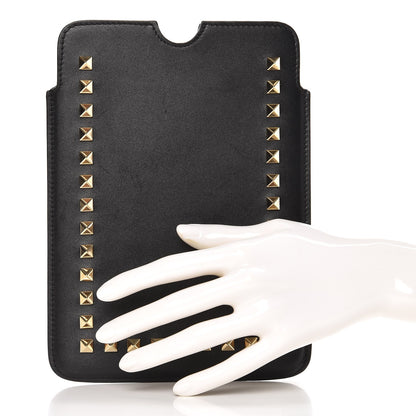 Valentino Garavani Vitello Rockstud iPad Mini Case Black 2 of 6