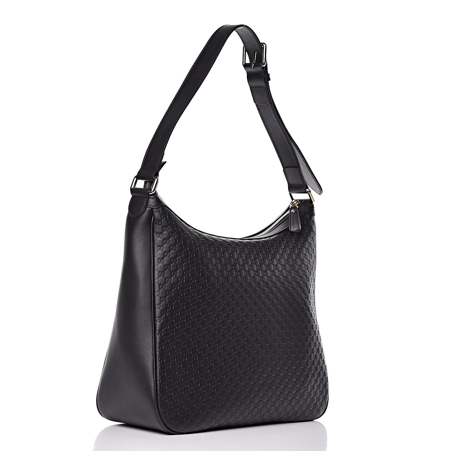 Microguccissima Shoulder Bag Black