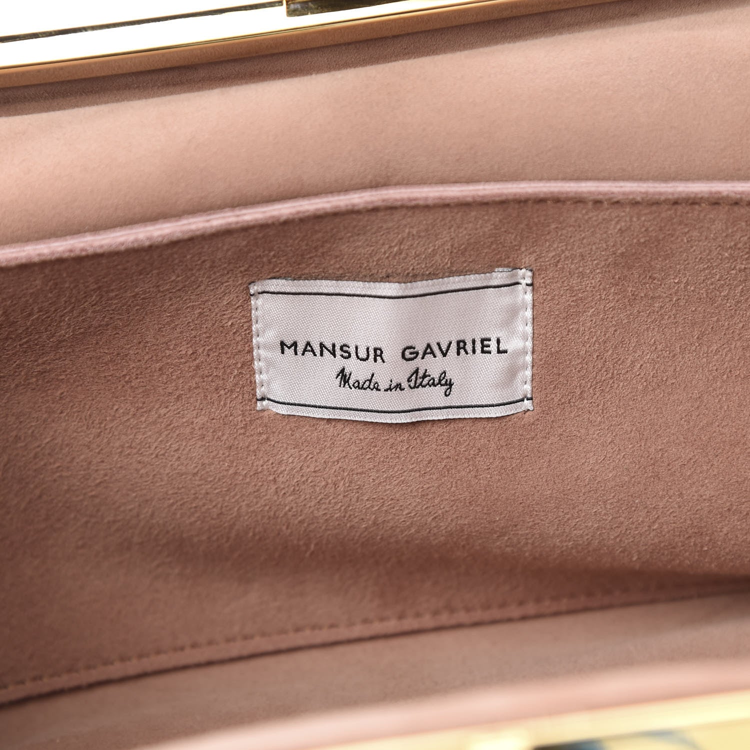 Mansur Gavriel Woven Fabric Volume Clutch Black White 6 of 9