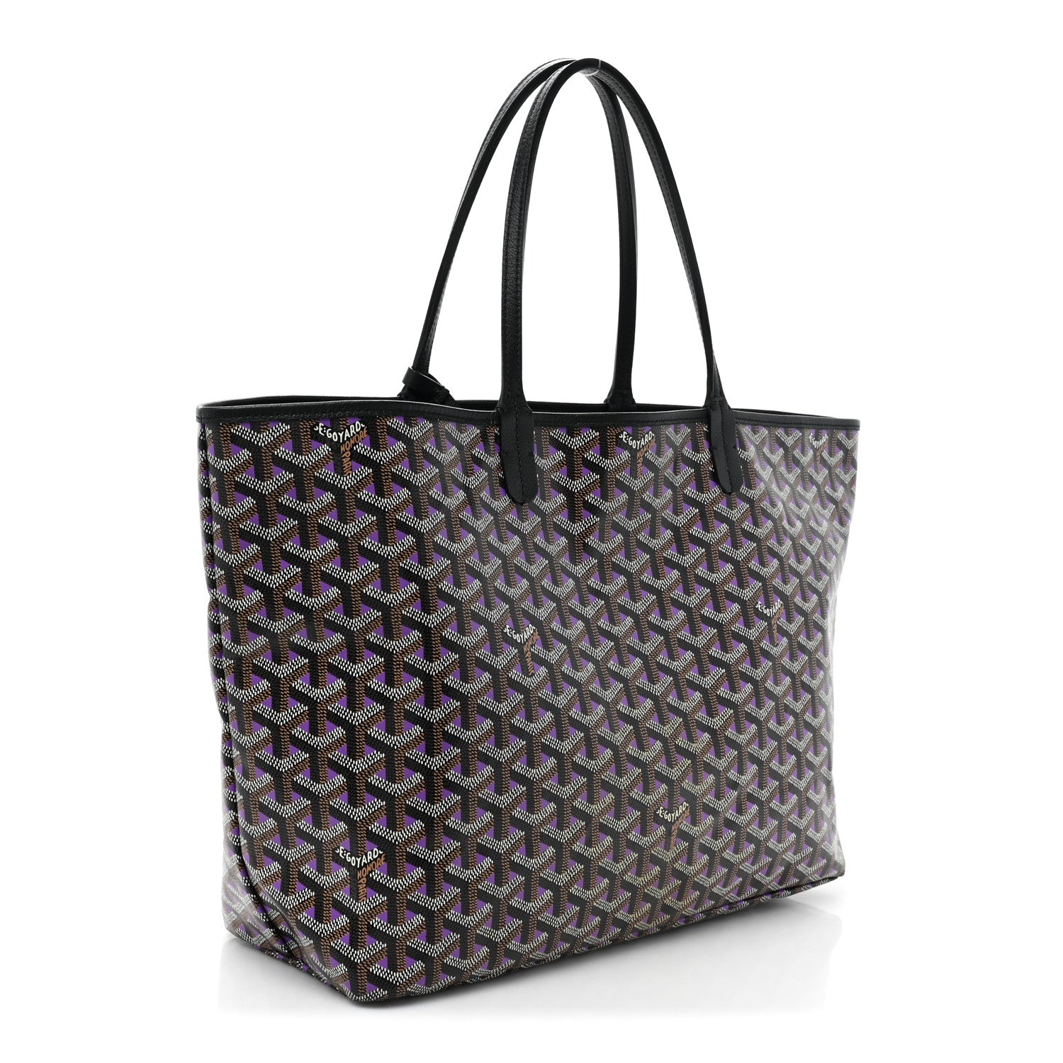 Goyard Goyardine Saint Louis Claire Voie PM Black Violet 4 of 16