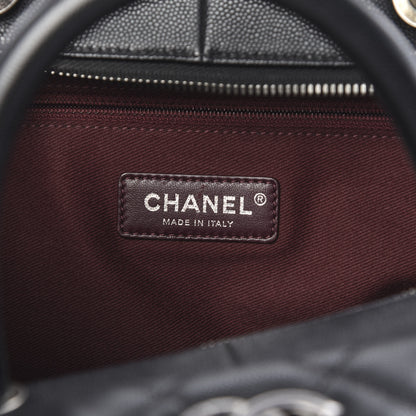 Chanel Caviar Quilted Large Coco Handle Bowling Bag Black 5 of 9