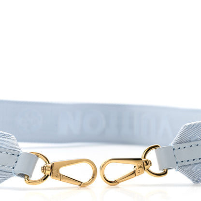 Louis Vuitton Nylon Adjustable Shoulder Strap Light Blue 3 of 4