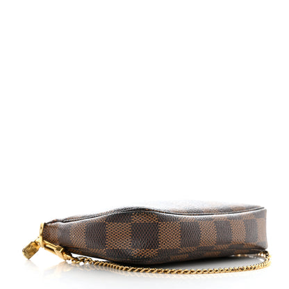 Louis Vuitton LOUIS VUITTON Damier Ebene Mini Pochette Accessories 3 of 8