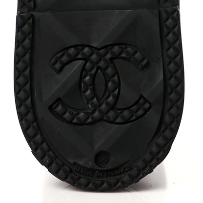 Chanel Caoutchouk CC High Boots 36 Black 7 of 9