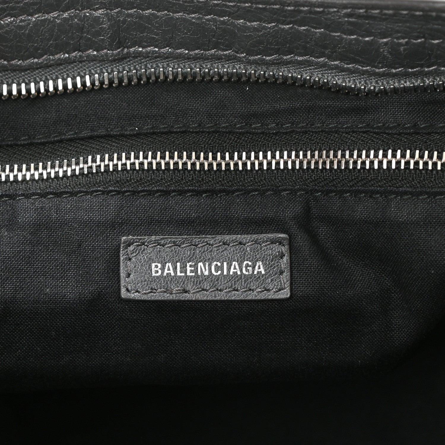Balenciaga Agneau Spikes Silver Hardware S City Gris Fossile 6 of 9