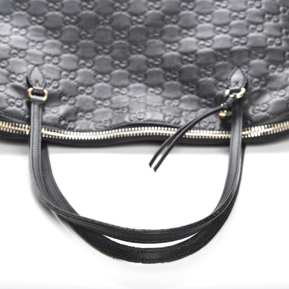 Gucci Guccissima Medium Bree Shoulder Bag Black 12 of 12