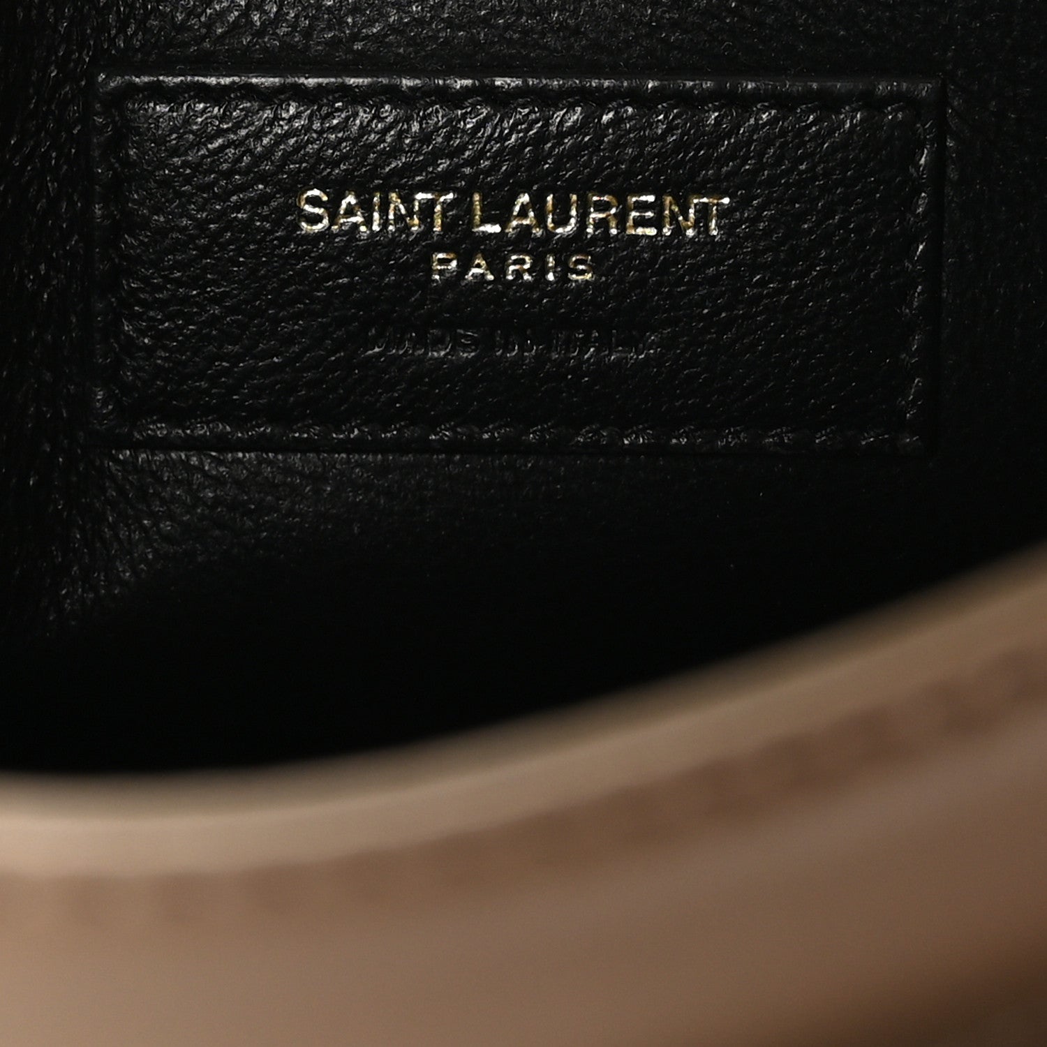 Saint Laurent Lambskin Matelasse Monogram Baby Niki Chain Satchel Dark Beige 6 of 10