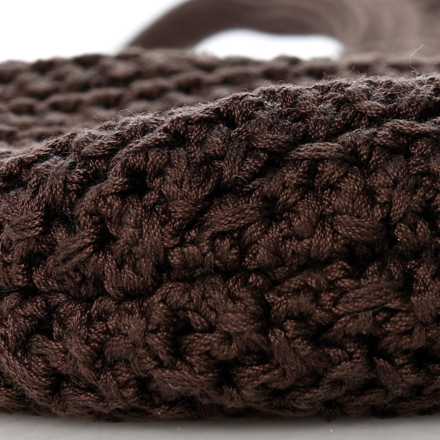Cotton Crochet Ivy Bag Cacao Talco