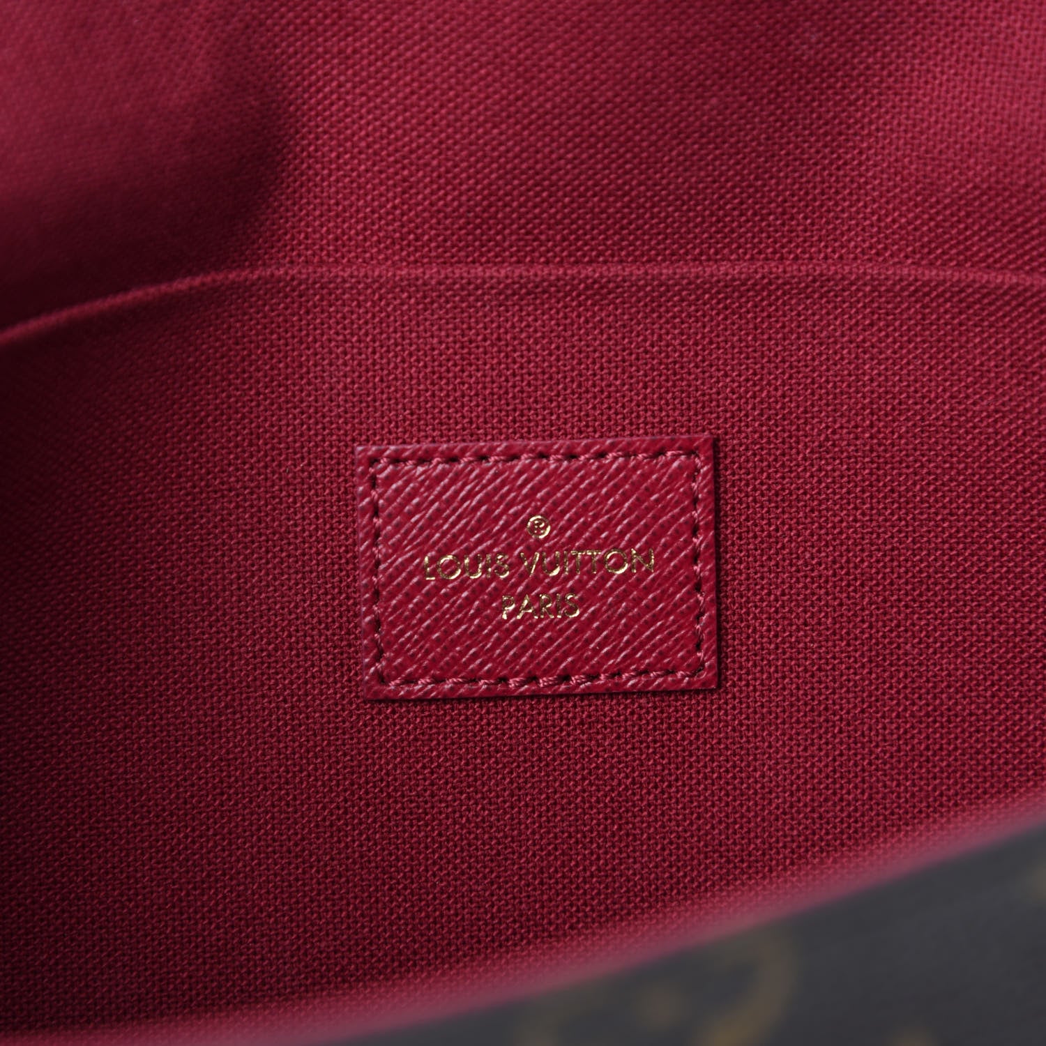 Louis Vuitton Monogram Pochette Felicie Chain Wallet Fuchsia 9 of 13